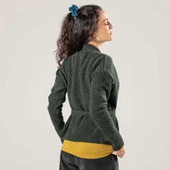 LIVING CRAFTS Pacita - Kimonojacke Dunkles Oliv Store