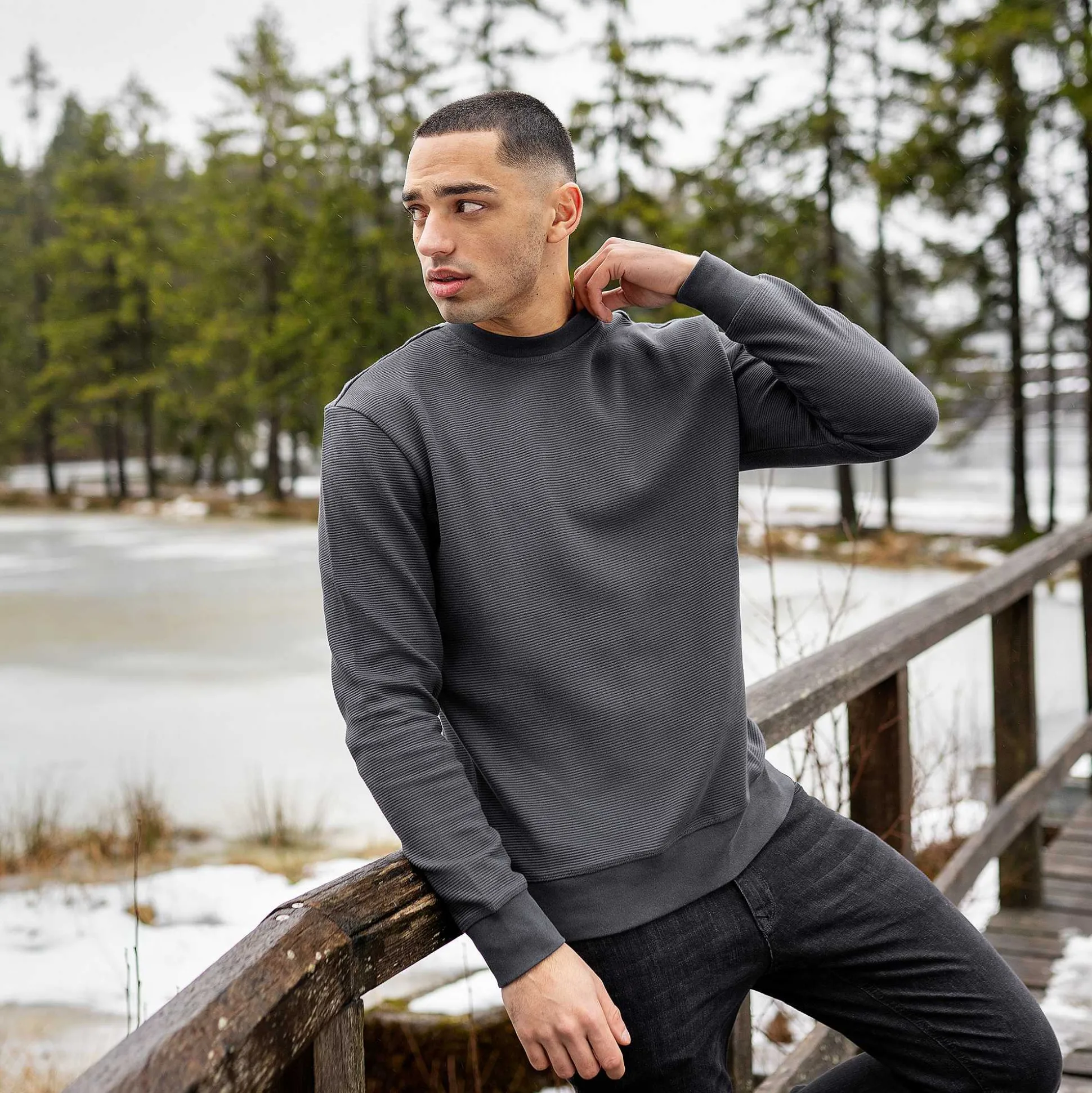 LIVING CRAFTS Pacou - Unisex-Sweatshirt Graphit Online