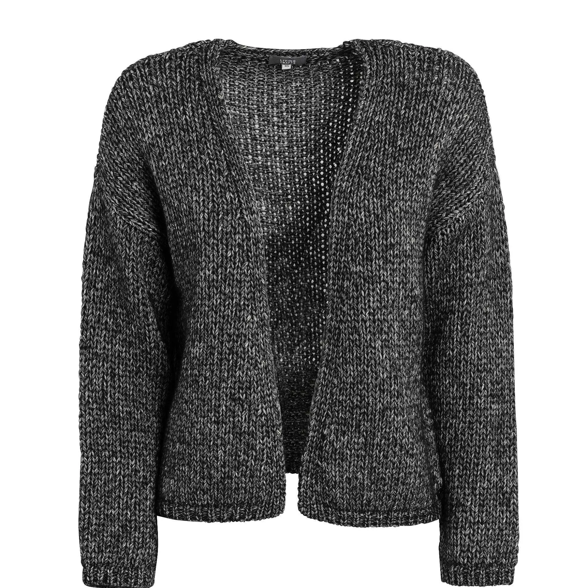 LIVING CRAFTS Palila - Strickjacke Schwarz/Creme Cheap