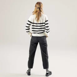 LIVING CRAFTS Paloma - Pullover Schwarz/Creme Outlet