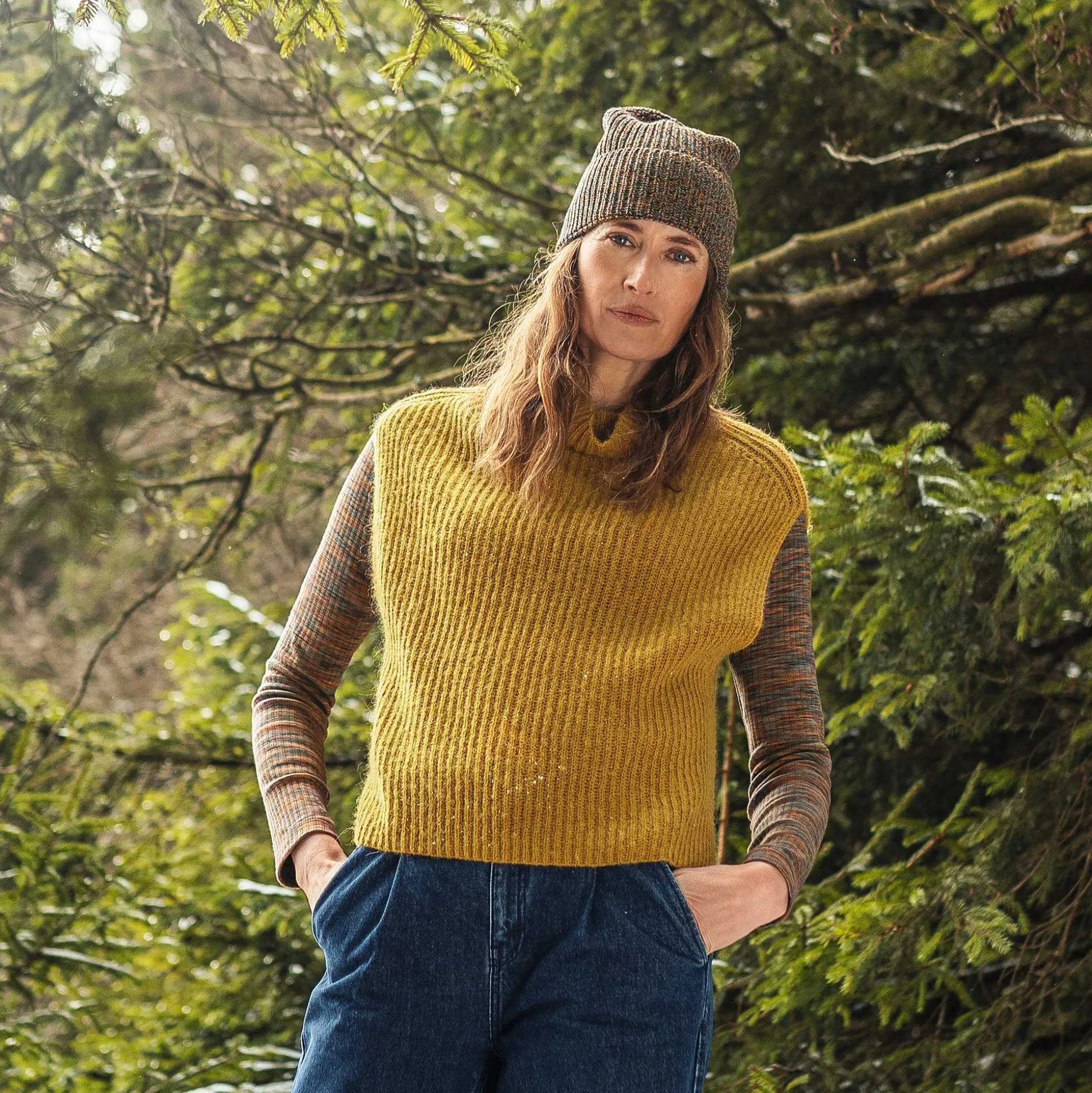 LIVING CRAFTS Pamelina - Weste Honig Best Sale