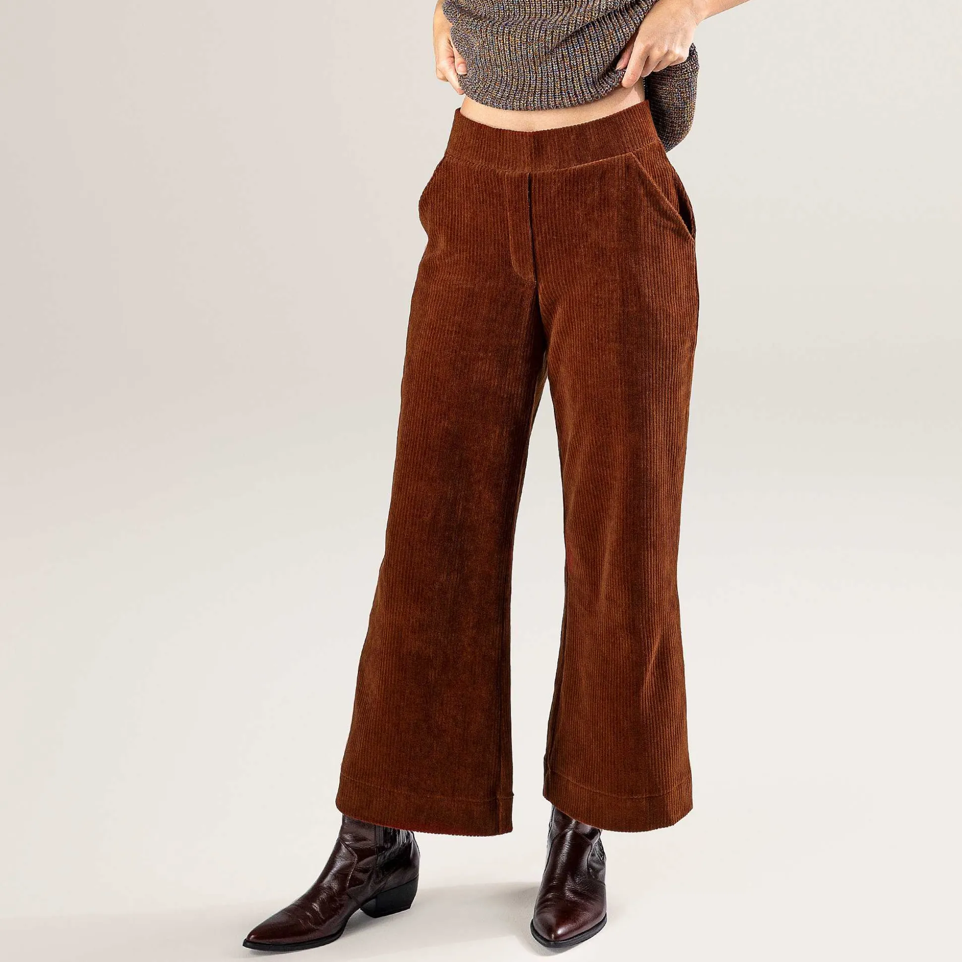 LIVING CRAFTS Parselina - Hose Kirschmahagoni Best
