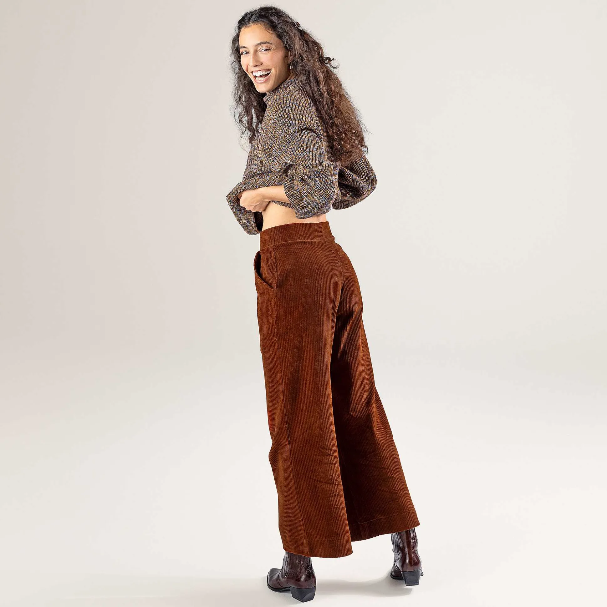 LIVING CRAFTS Parselina - Hose Kirschmahagoni Best