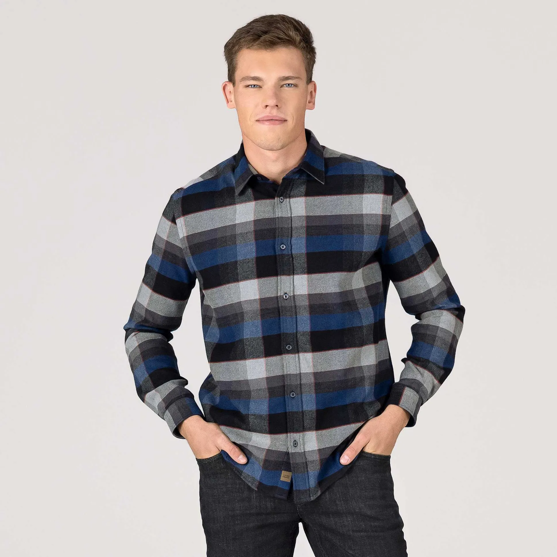 LIVING CRAFTS Patrick - Hemd Mitternacht Discount