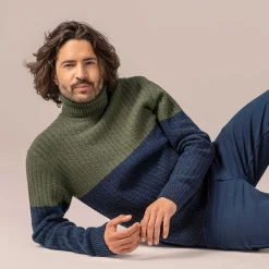 LIVING CRAFTS Patrizio - Rollkragenpullover Mitternacht Best