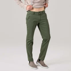 LIVING CRAFTS Paul – Chinos Dunkler Efeu Cheap