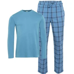 LIVING CRAFTS Pekka - Pyjamas Blauer Schattencheck Best
