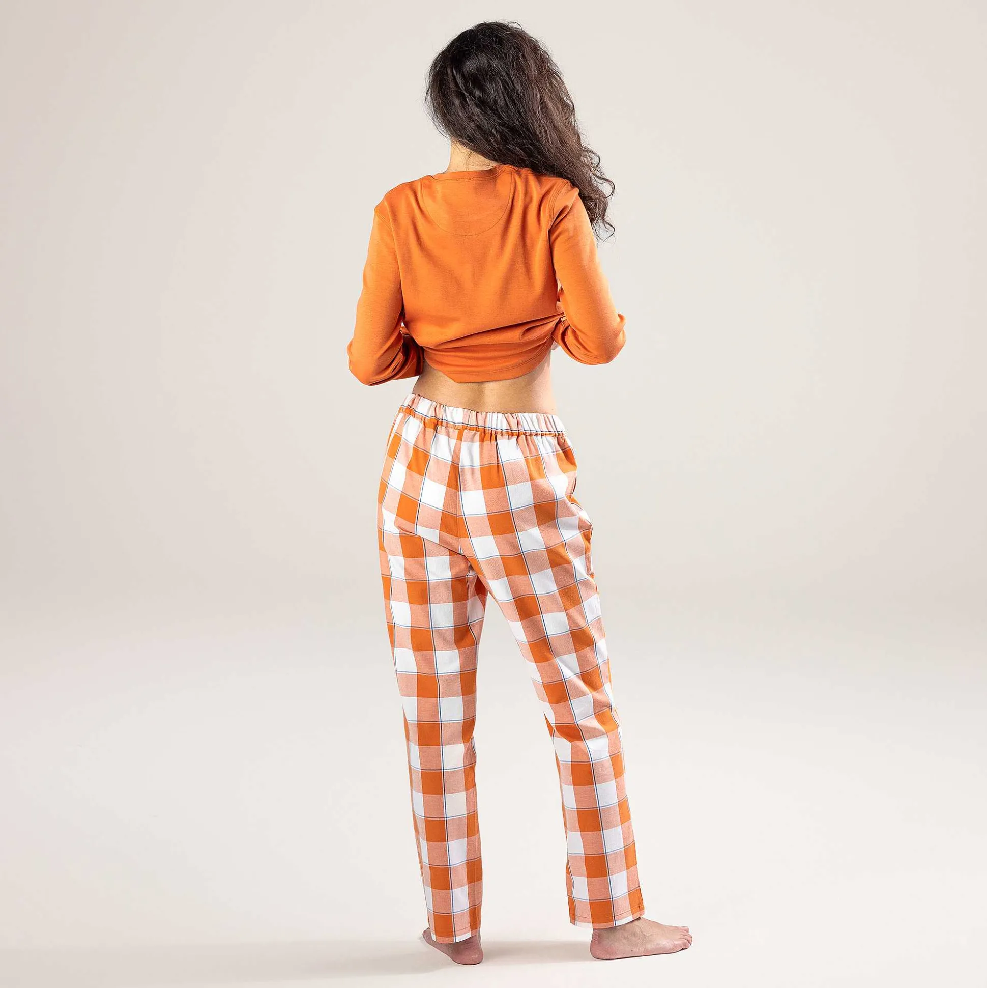 LIVING CRAFTS Peturia - Pyjamas Gemutlicher Check Outlet
