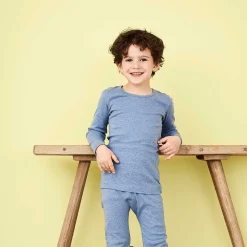 LIVING CRAFTS Pferd - Langarmshirt Blaue Melange Best