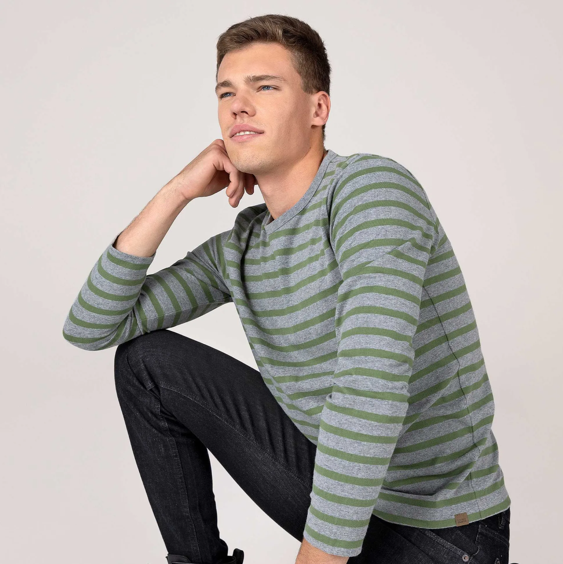 LIVING CRAFTS Philberto - Langarmshirt Weinberg Shop