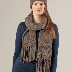 LIVING CRAFTS Phoebe - Schal Tintenblau/Rost Best Sale