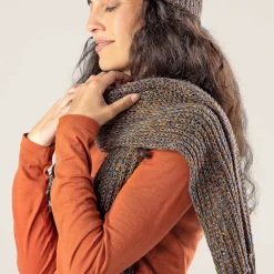 LIVING CRAFTS Phoebe - Schal Tintenblau/Rost Best Sale