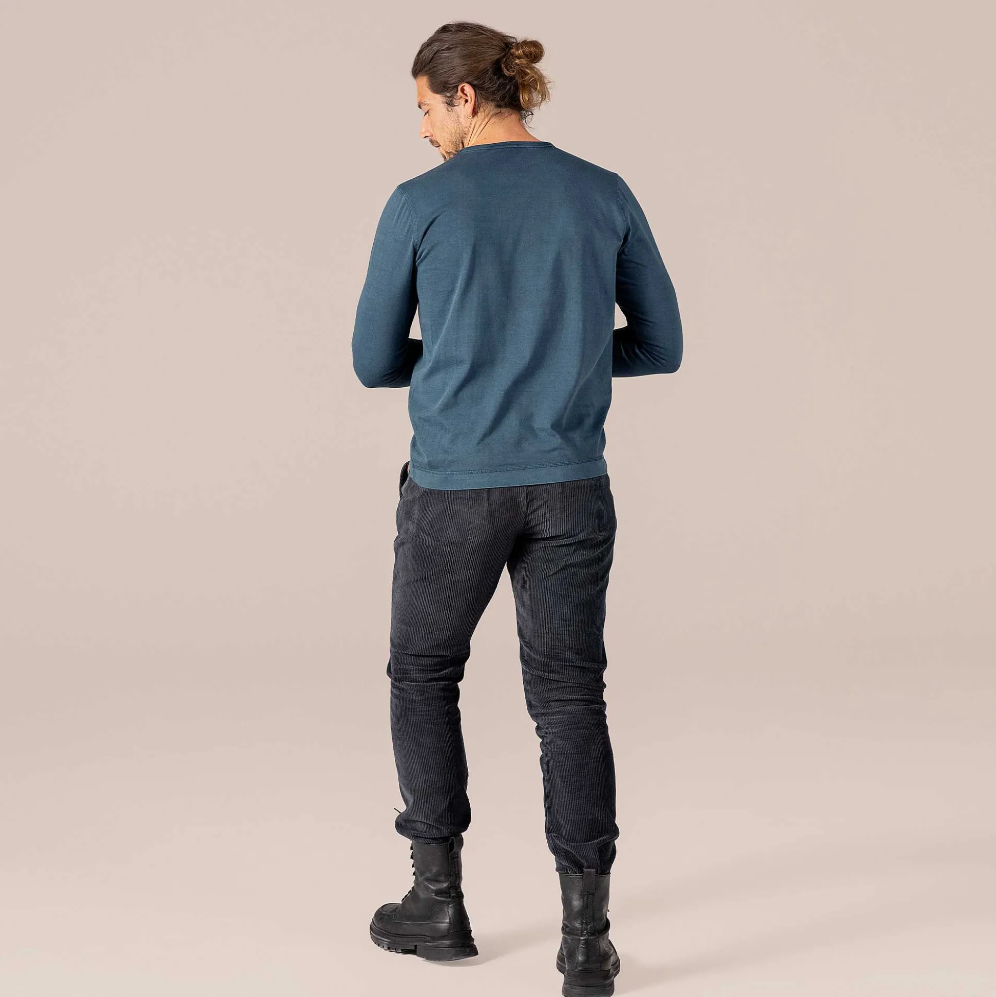 LIVING CRAFTS Pino - Langarmshirt Mitternacht Best Sale