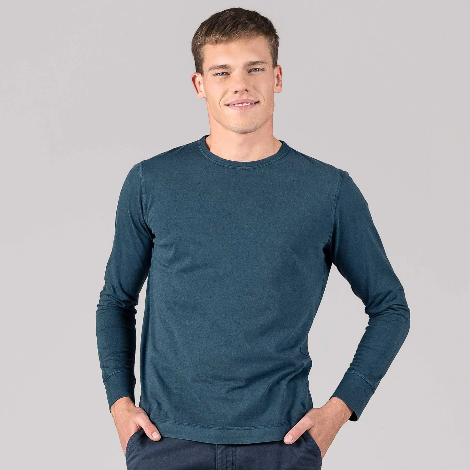 LIVING CRAFTS Pino - Langarmshirt Mitternacht Best Sale