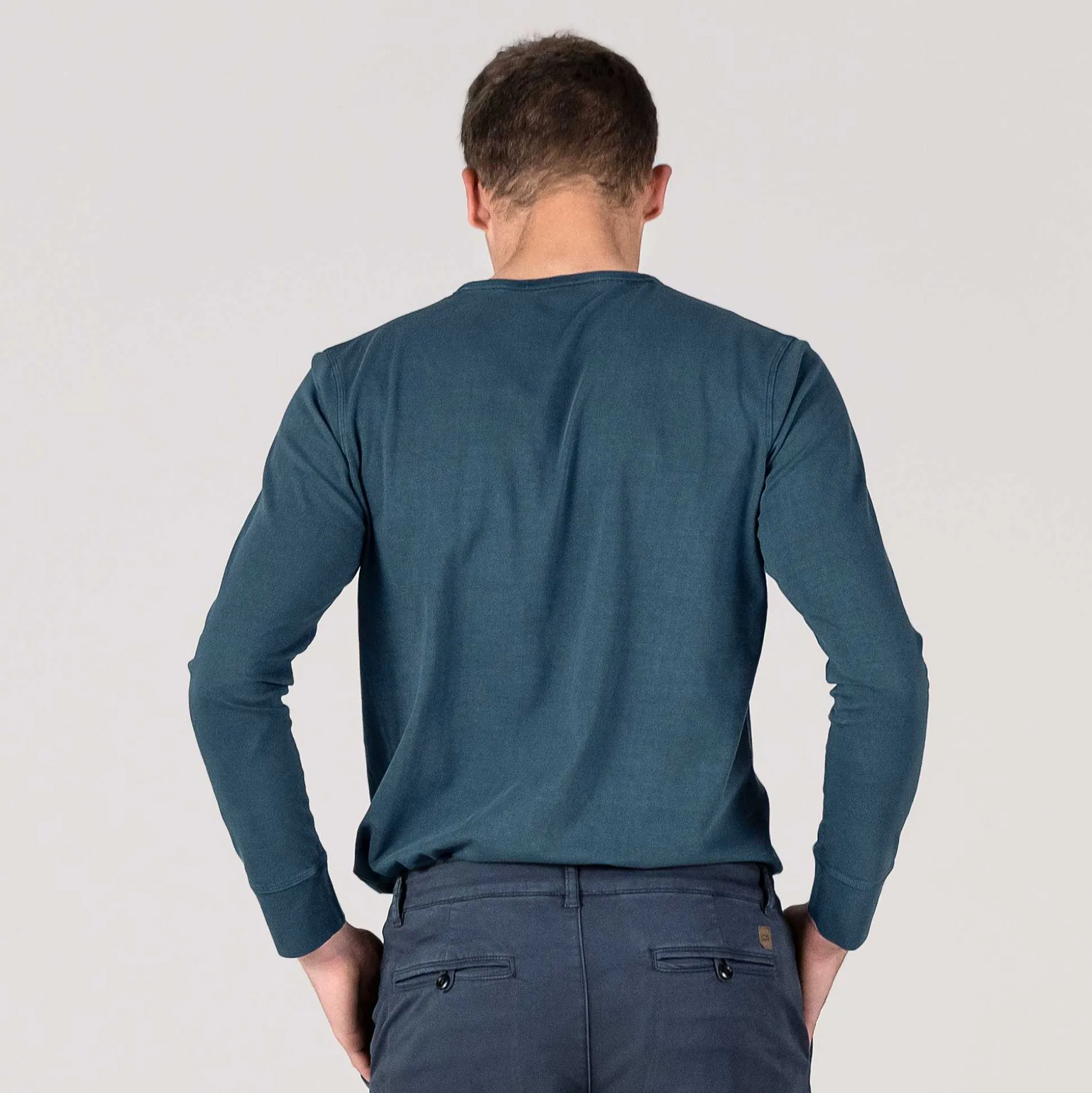 LIVING CRAFTS Pino - Langarmshirt Mitternacht Best Sale