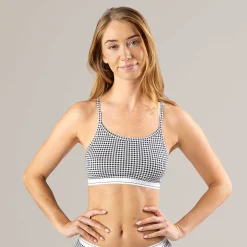 LIVING CRAFTS Pippa - Bustier Vichy Schwarz/Creme Online